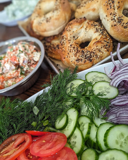 Bagels, Schmears, and Gravlax Workshop 3/22 10am–1pm