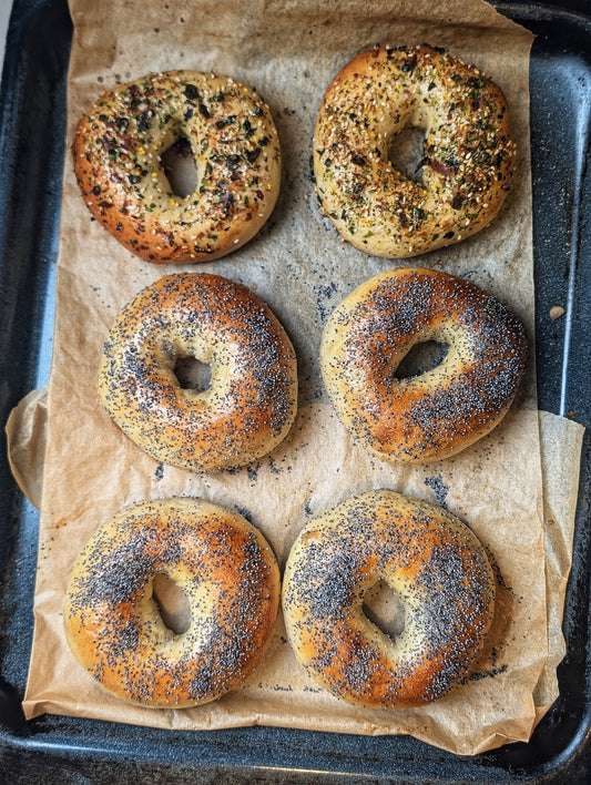 Sourdough Bagels & Homemade Cream Cheese Workshop August 23, 10AM–1 PM